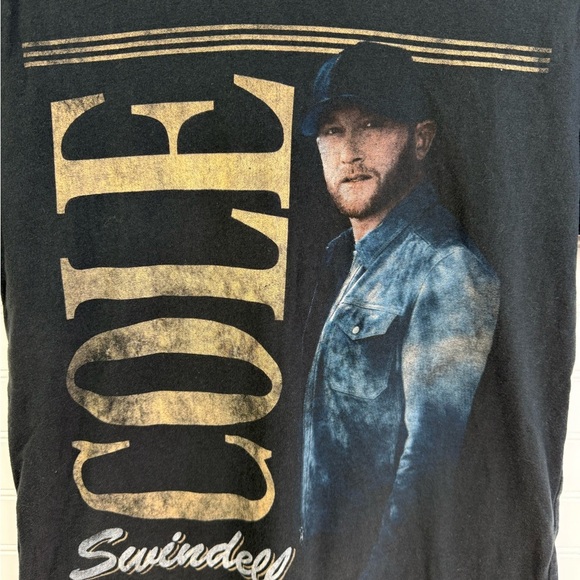 Cole Swindell women’s faded black graphic tshirt. Size M. (Bella canvas tshirt) - Picture 3 of 4